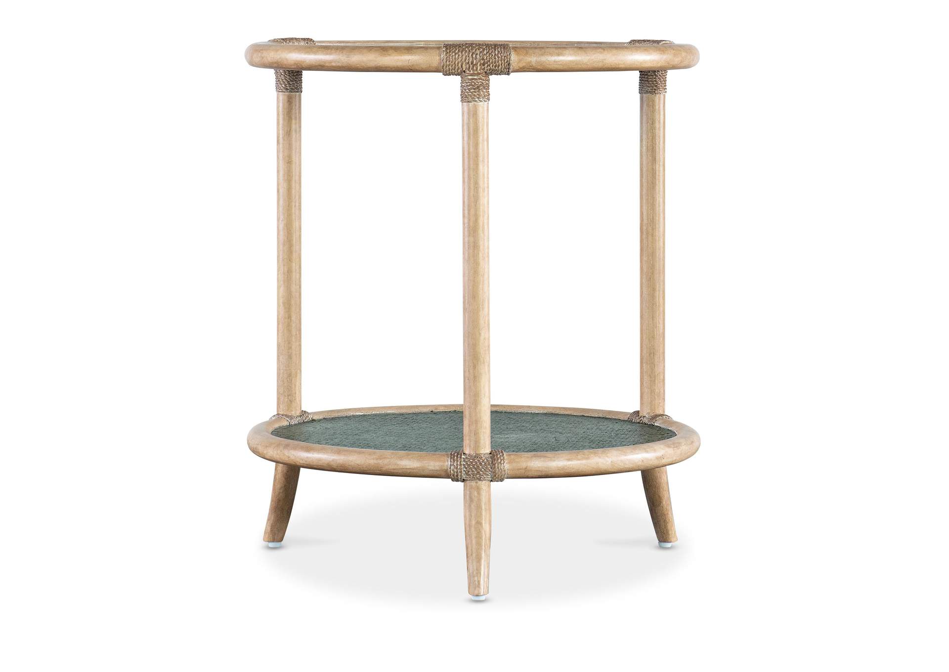 Retreat Raffia End Table,Hooker Furniture