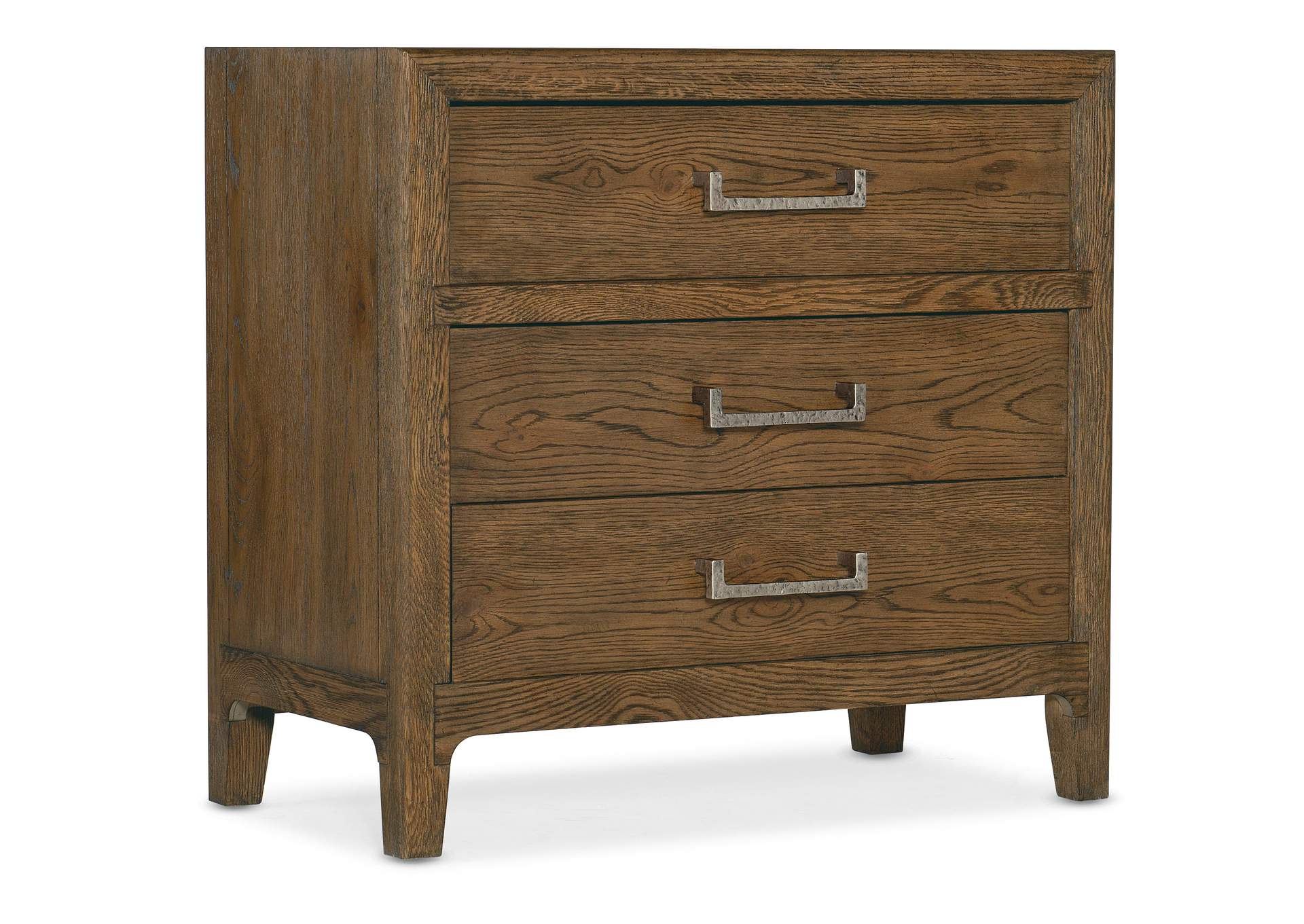 Chapman Three - Drawer Nightstand,Hooker Furniture