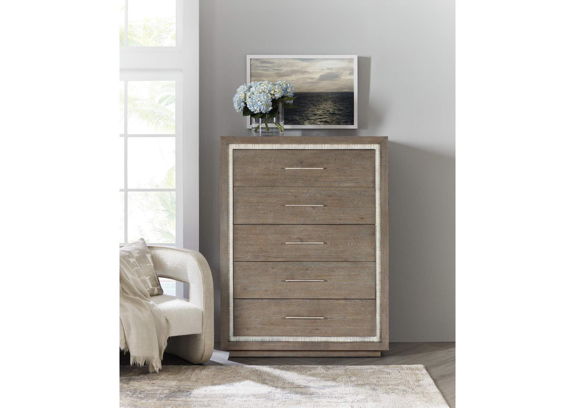 Serenity Five Drawer Chest,Hooker Furniture