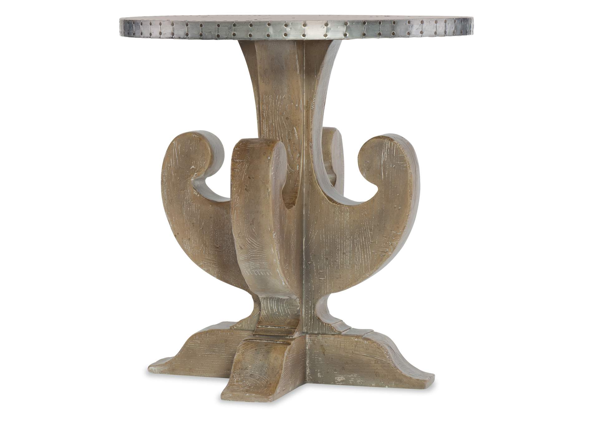 Boheme Lambik Round End Table,Hooker Furniture