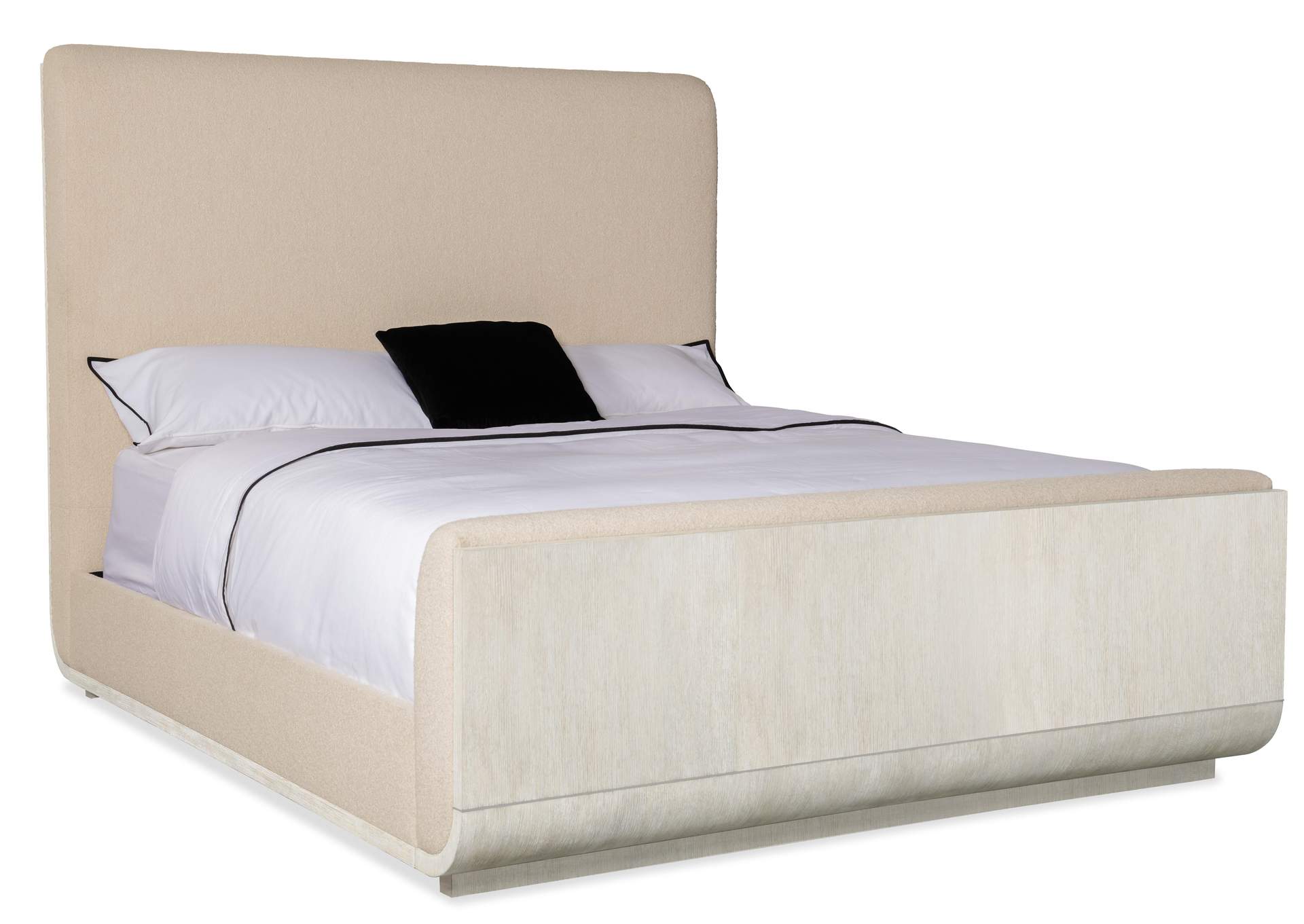 Modern Mood King Upholstered Panel Bed,Hooker Furniture