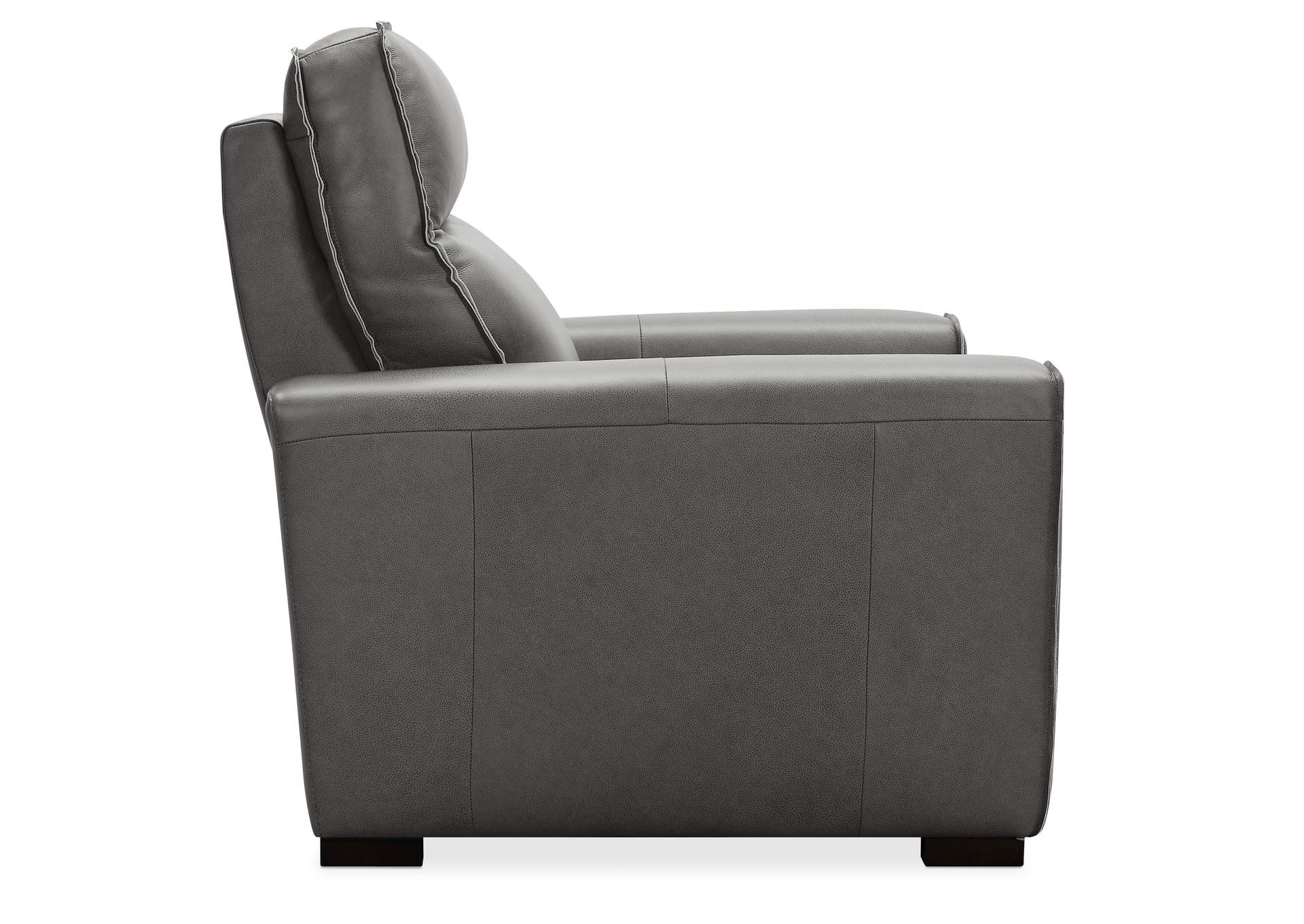 Braeburn Leather Recliner W - Power Headrest,Hooker Furniture
