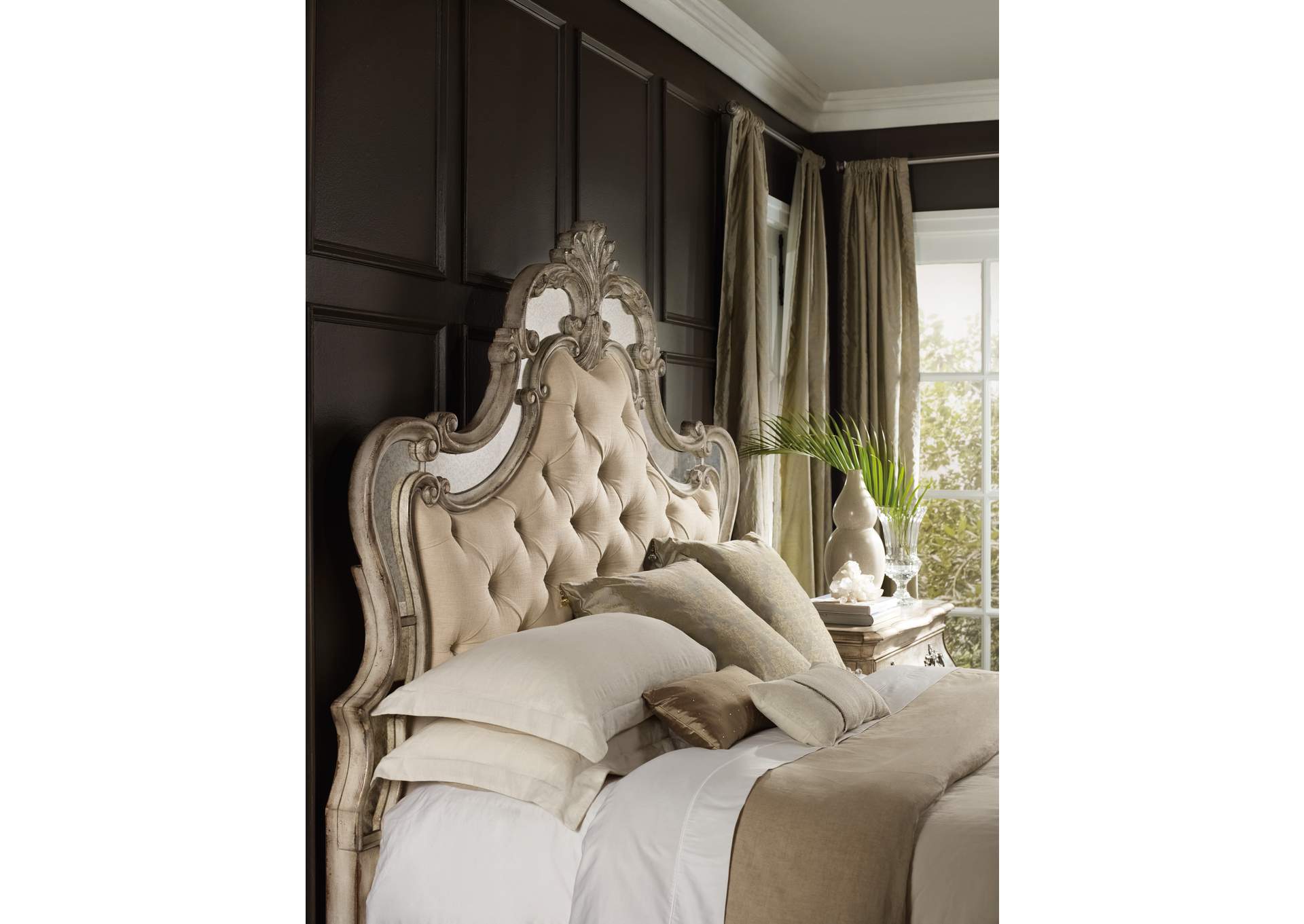 Sanctuary Queen Upholstered Bed,Hooker Furniture