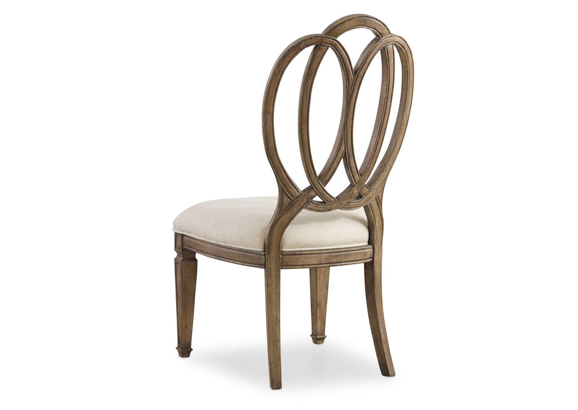 Solana Wood Back Side Chair - 2 per carton/price ea,Hooker Furniture