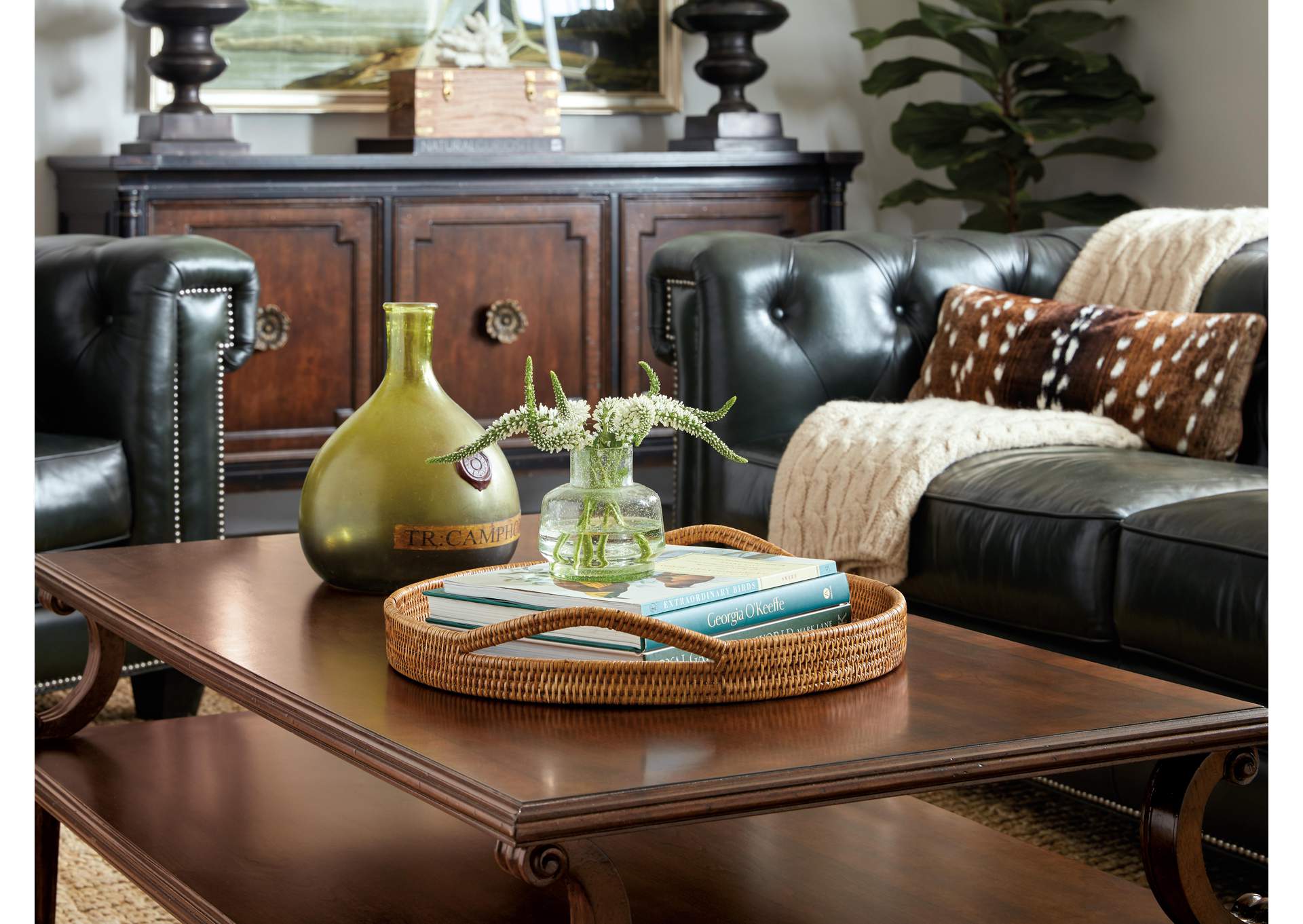 Charleston Rectangle Cocktail Table,Hooker Furniture