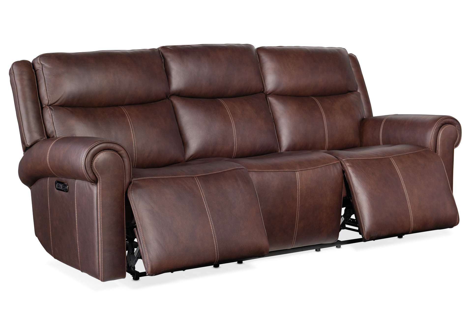 Oberon Zero Gravity Power Sofa with Power Headrest,Hooker Furniture