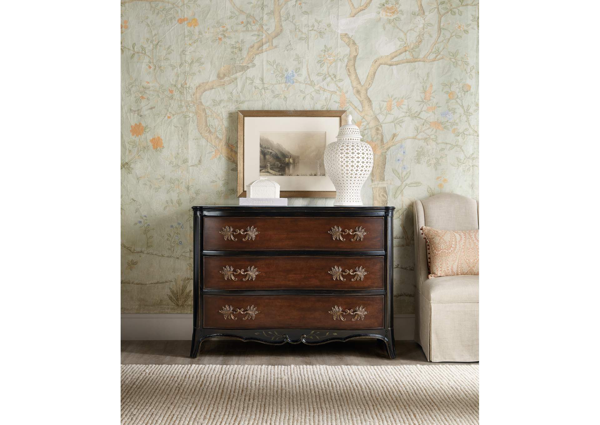 Charleston Three - Drawer Accent Chest,Hooker Furniture