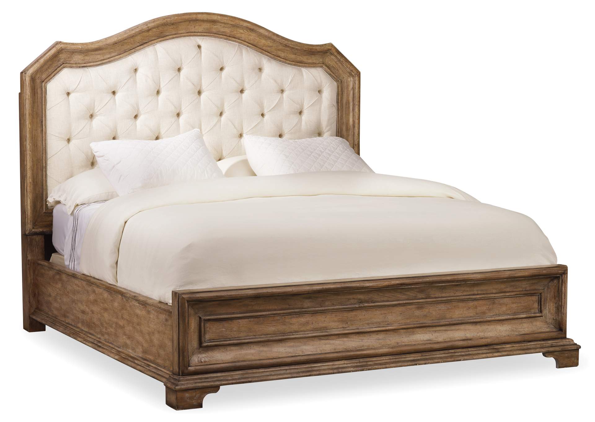 Solana King Upholstered Panel Bed,Hooker Furniture
