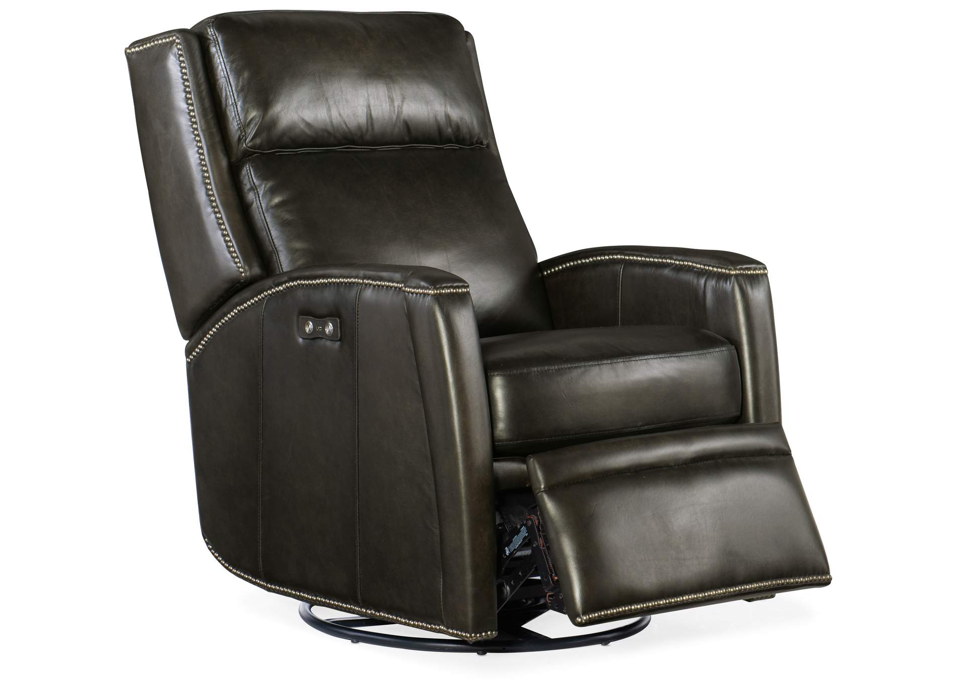 Declan Power Swivel Glider Recliner,Hooker Furniture
