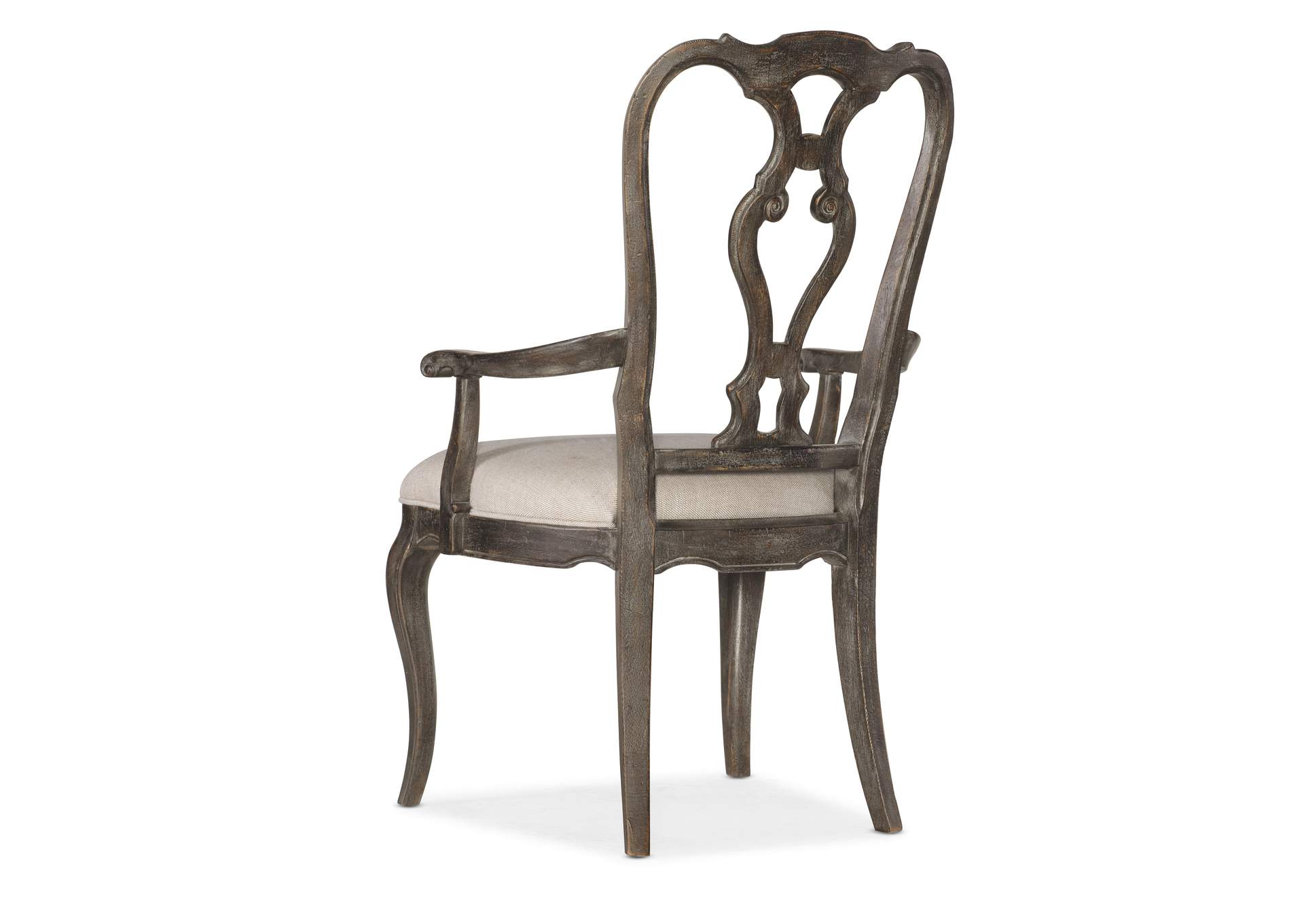 Traditions Wood Back Arm Chair 2 Per Carton - Price Ea,Hooker Furniture
