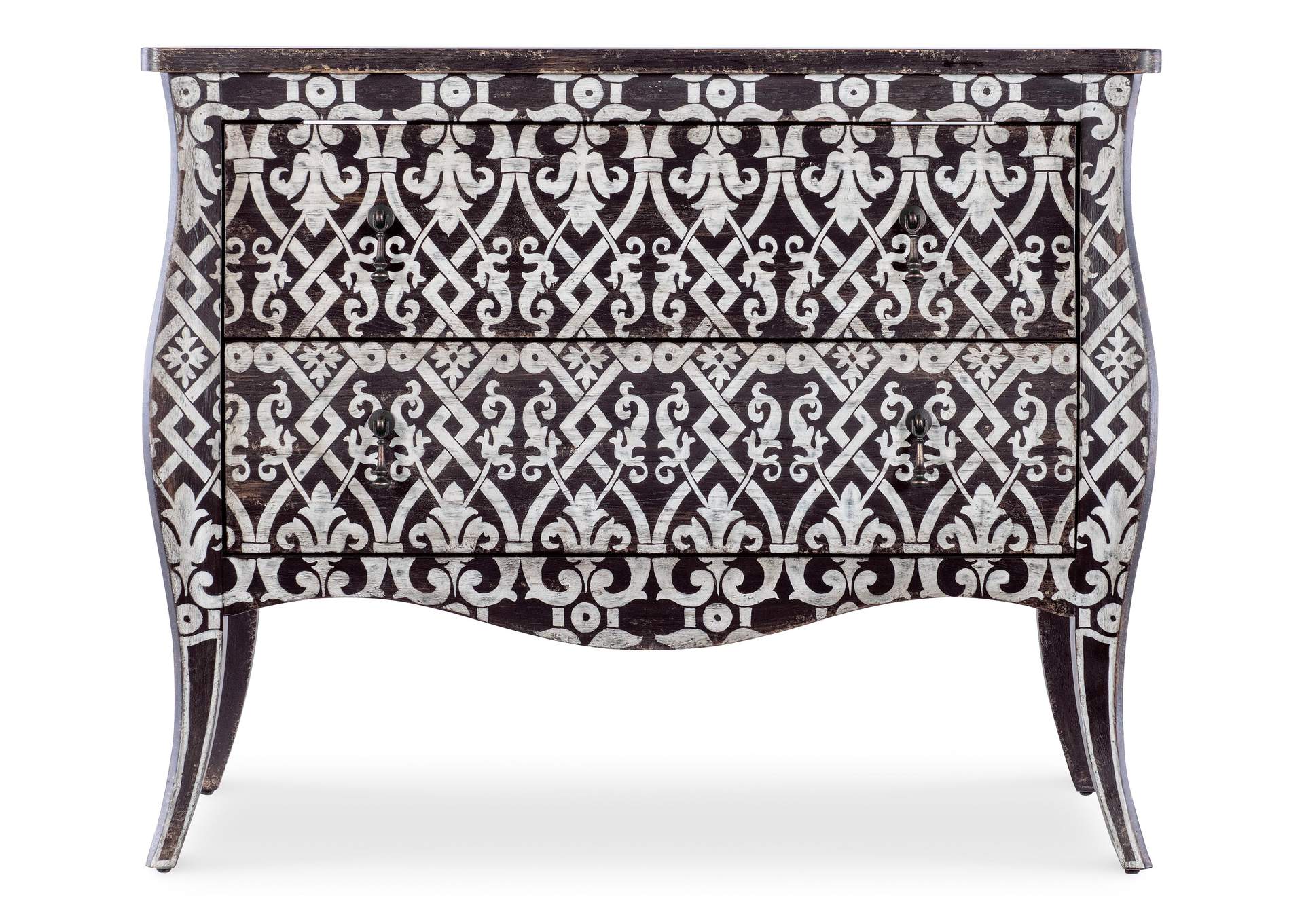 Americana Two - Drawer Bombay Accent Chest,Hooker Furniture