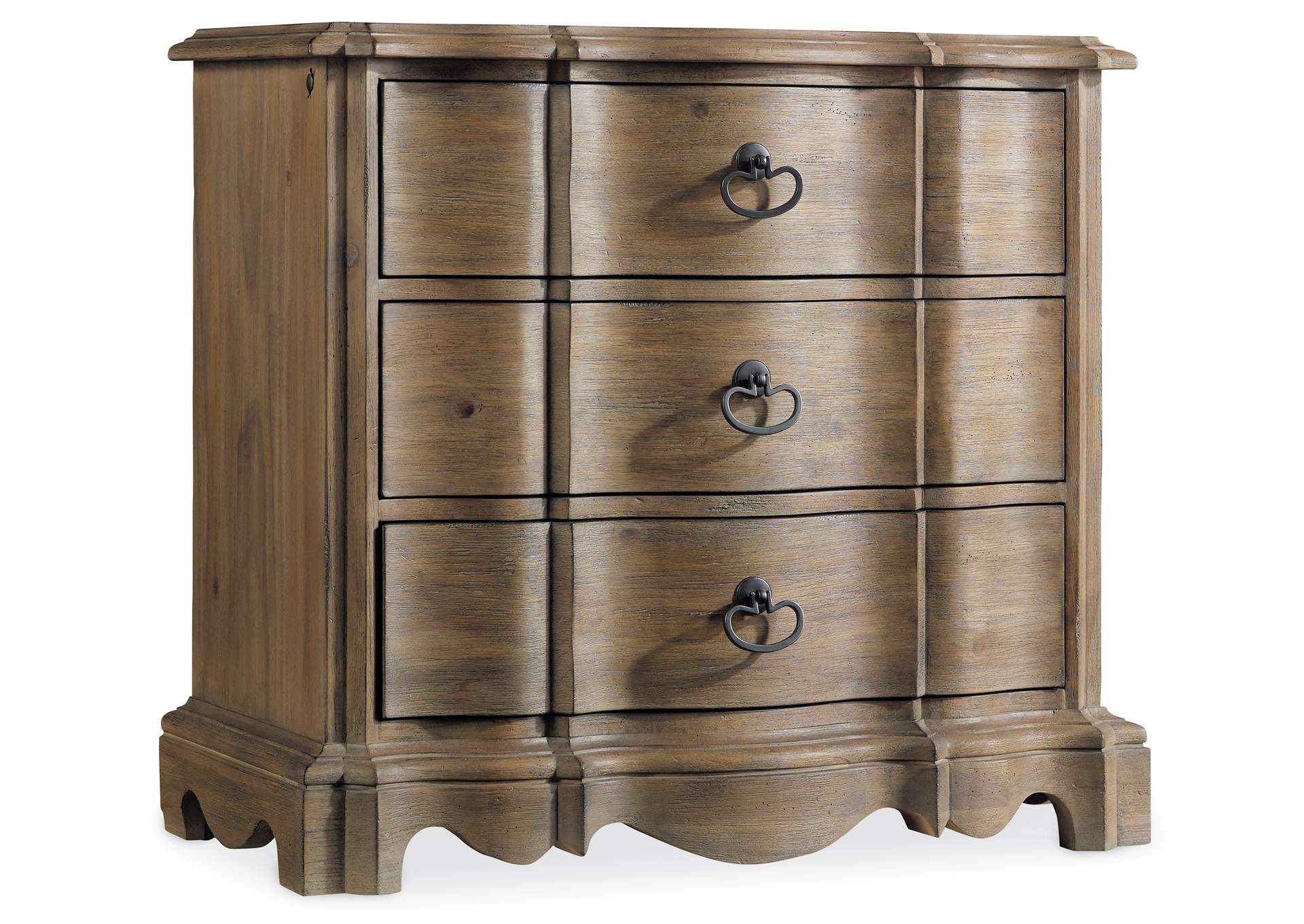 Corsica Three Drawer Nightstand,Hooker Furniture