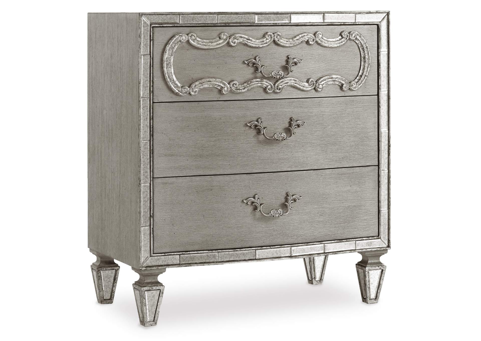 Sanctuary Three Drawer Nightstand,Hooker Furniture