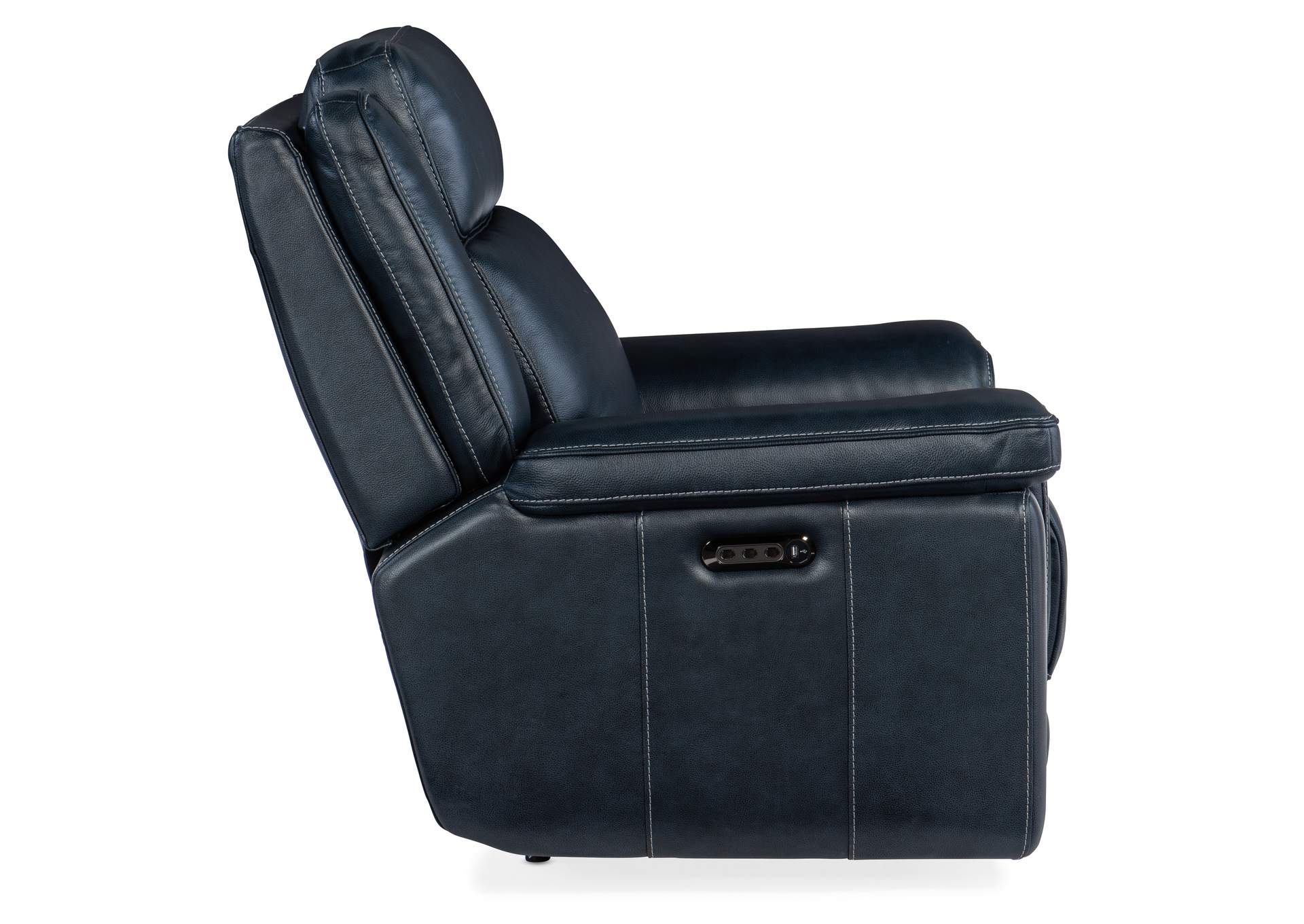 Montel Lay Flat Power Recliner With Power Headrest & Lumbar,Hooker Furniture