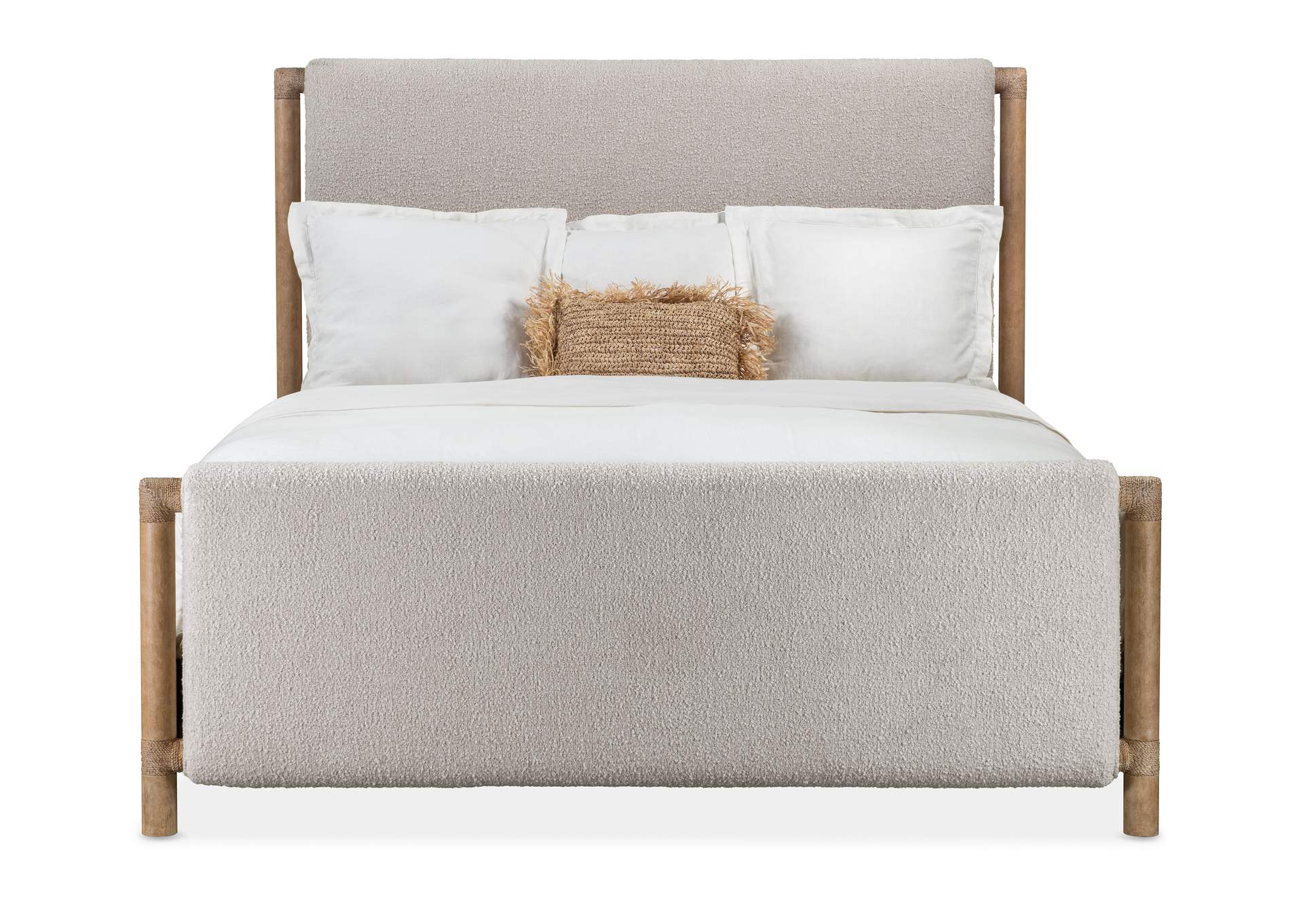 Retreat Queen Upholstered Panel Bed,Hooker Furniture