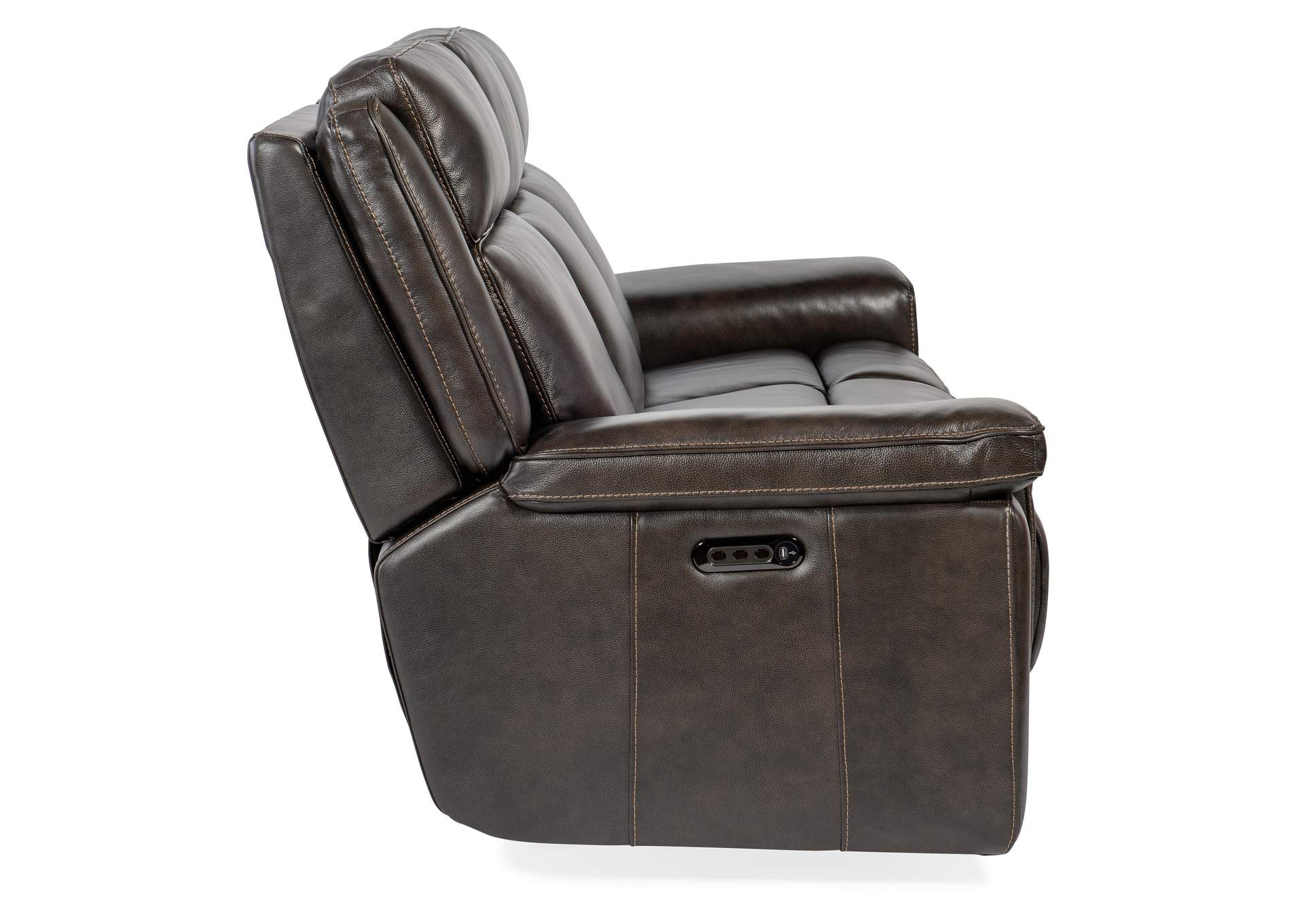 Montel Lay Flat Power Sofa With Power Headrest & Lumbar,Hooker Furniture