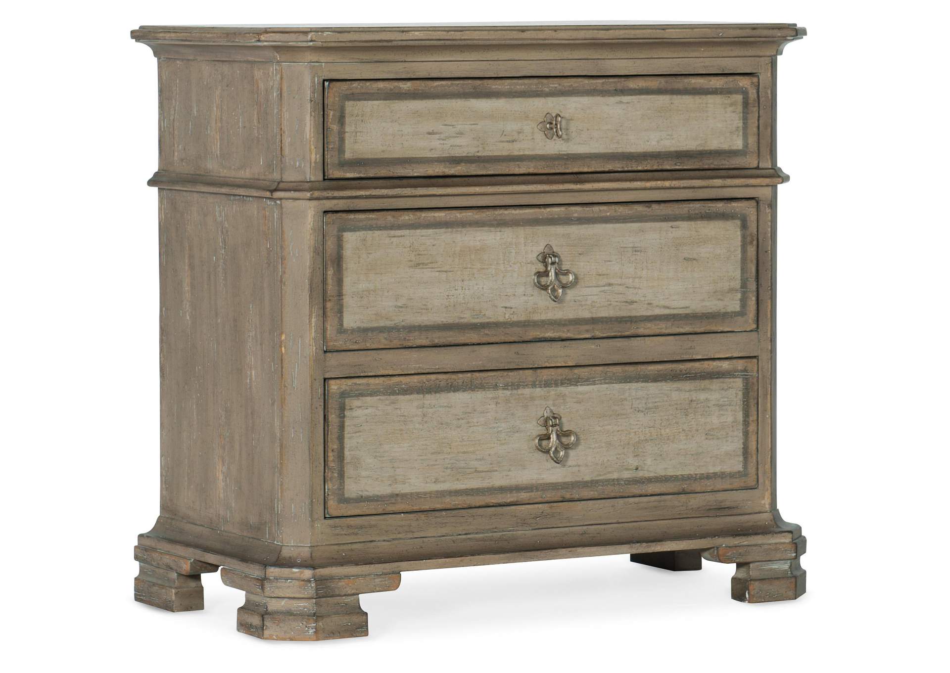 Alfresco Palmieri Three - Drawer Nightstand,Hooker Furniture