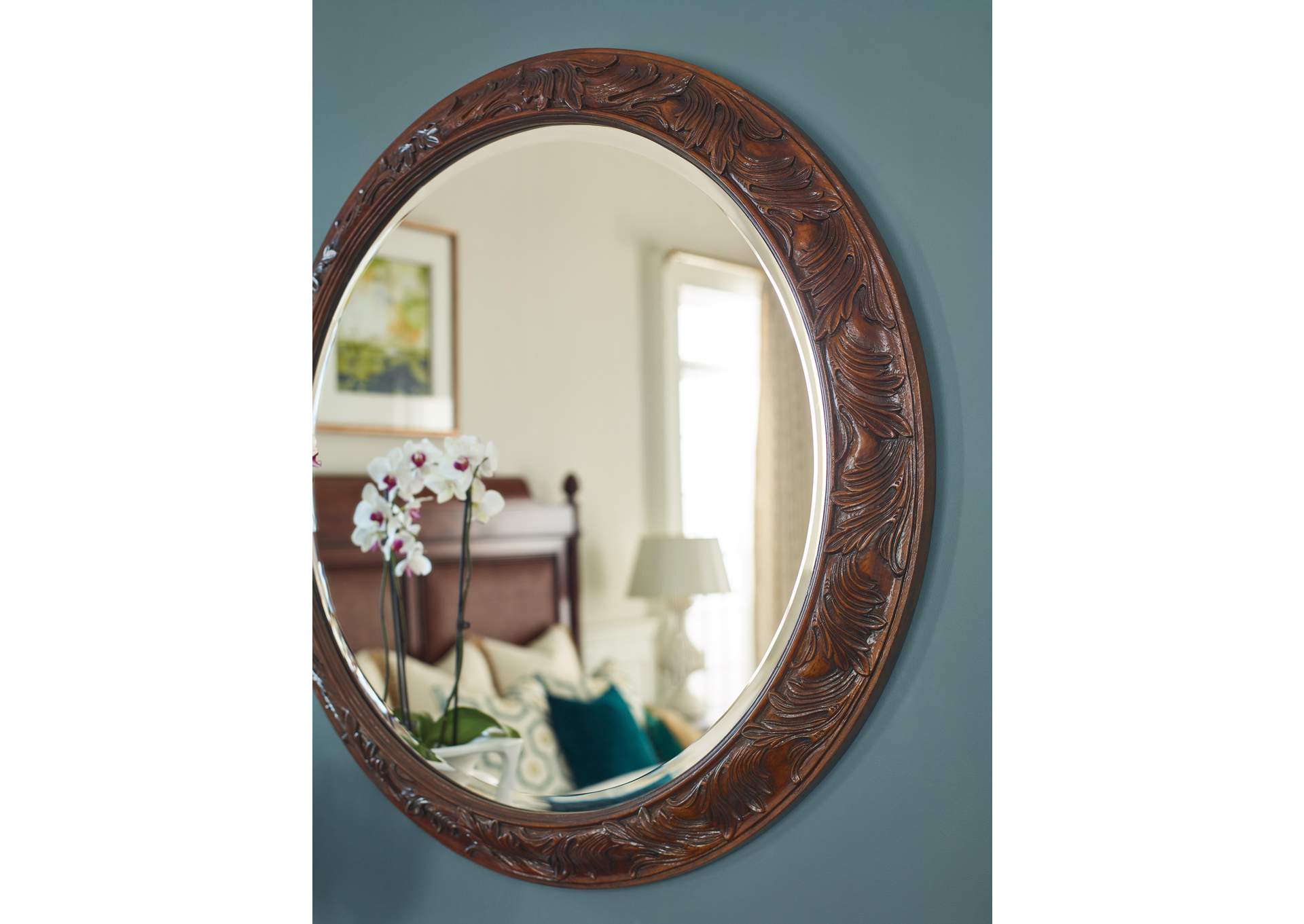 Charleston Round Mirror,Hooker Furniture