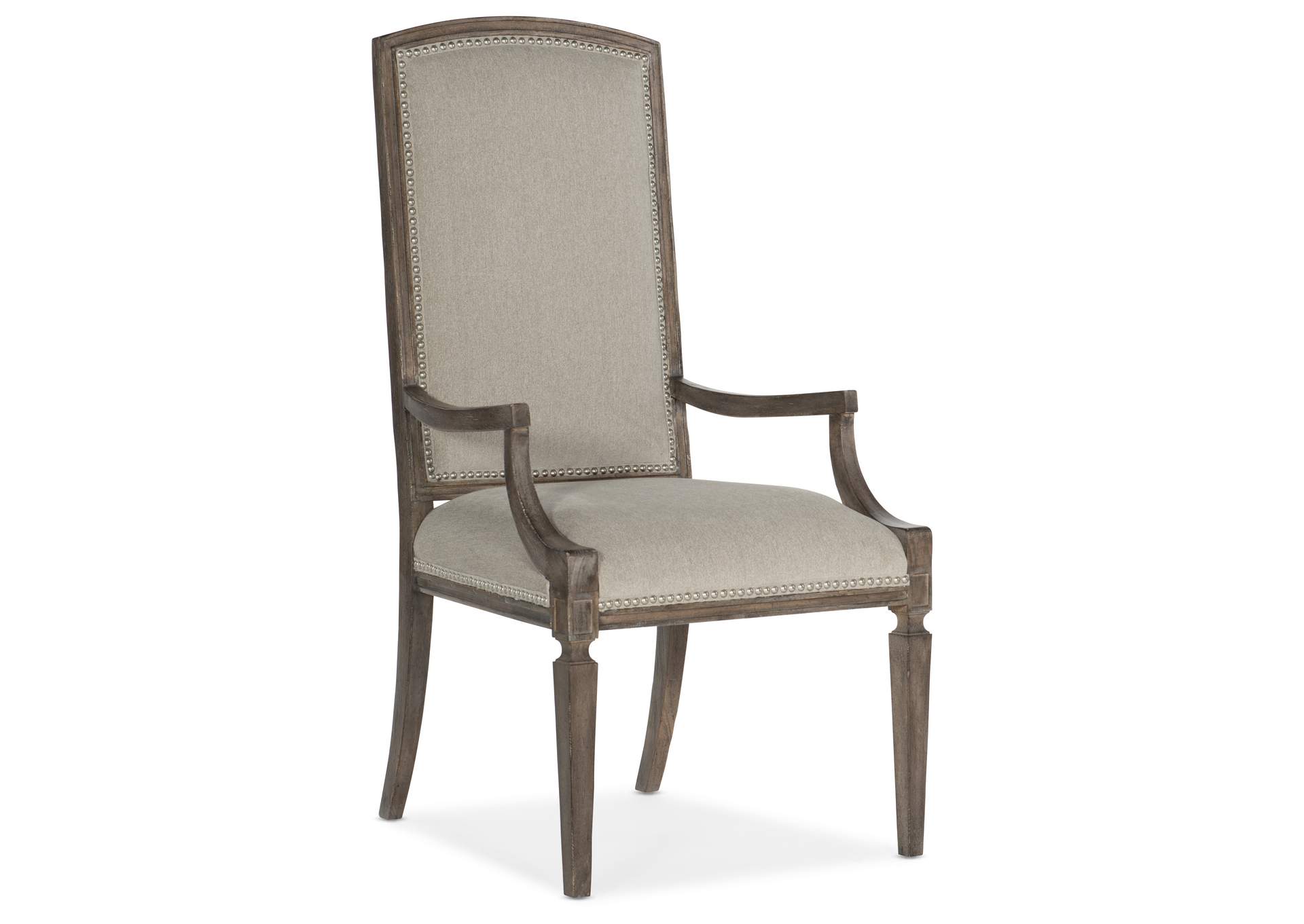 Woodlands Arched Upholstered Arm Chair - 2 Per Carton - Price Ea,Hooker Furniture