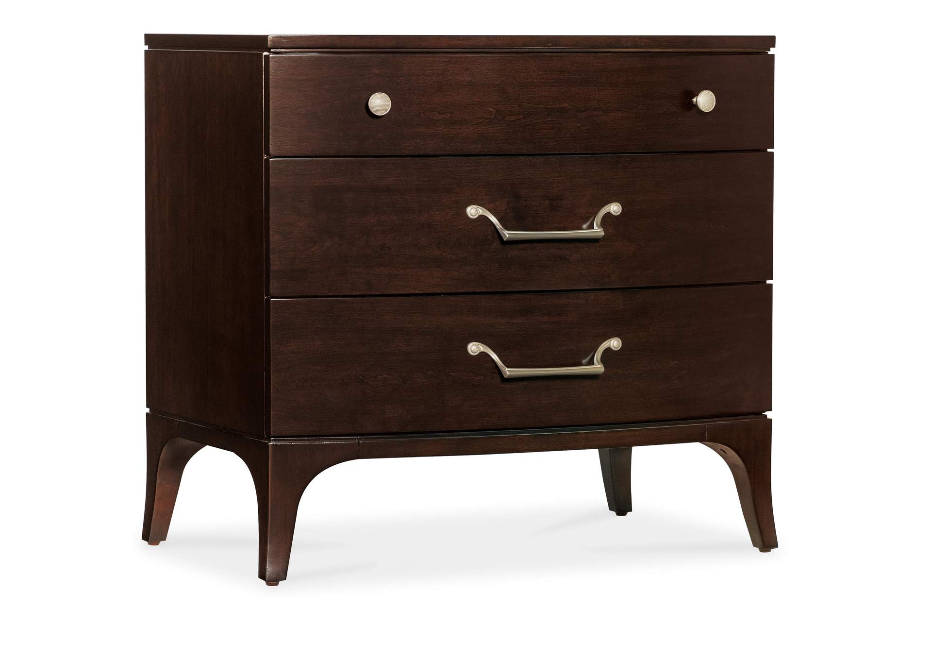 Bella Donna Three - Drawer Nightstand,Hooker Furniture