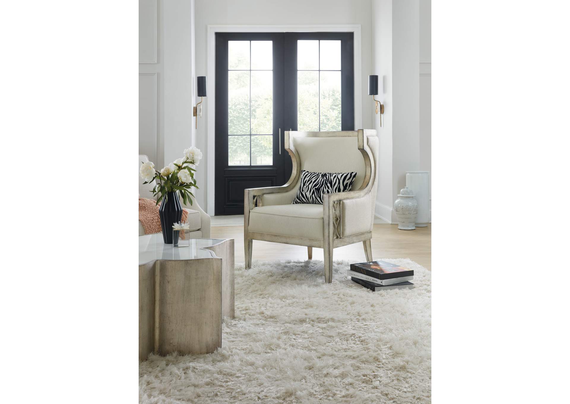 Sanctuary Debutant Wing Chair,Hooker Furniture