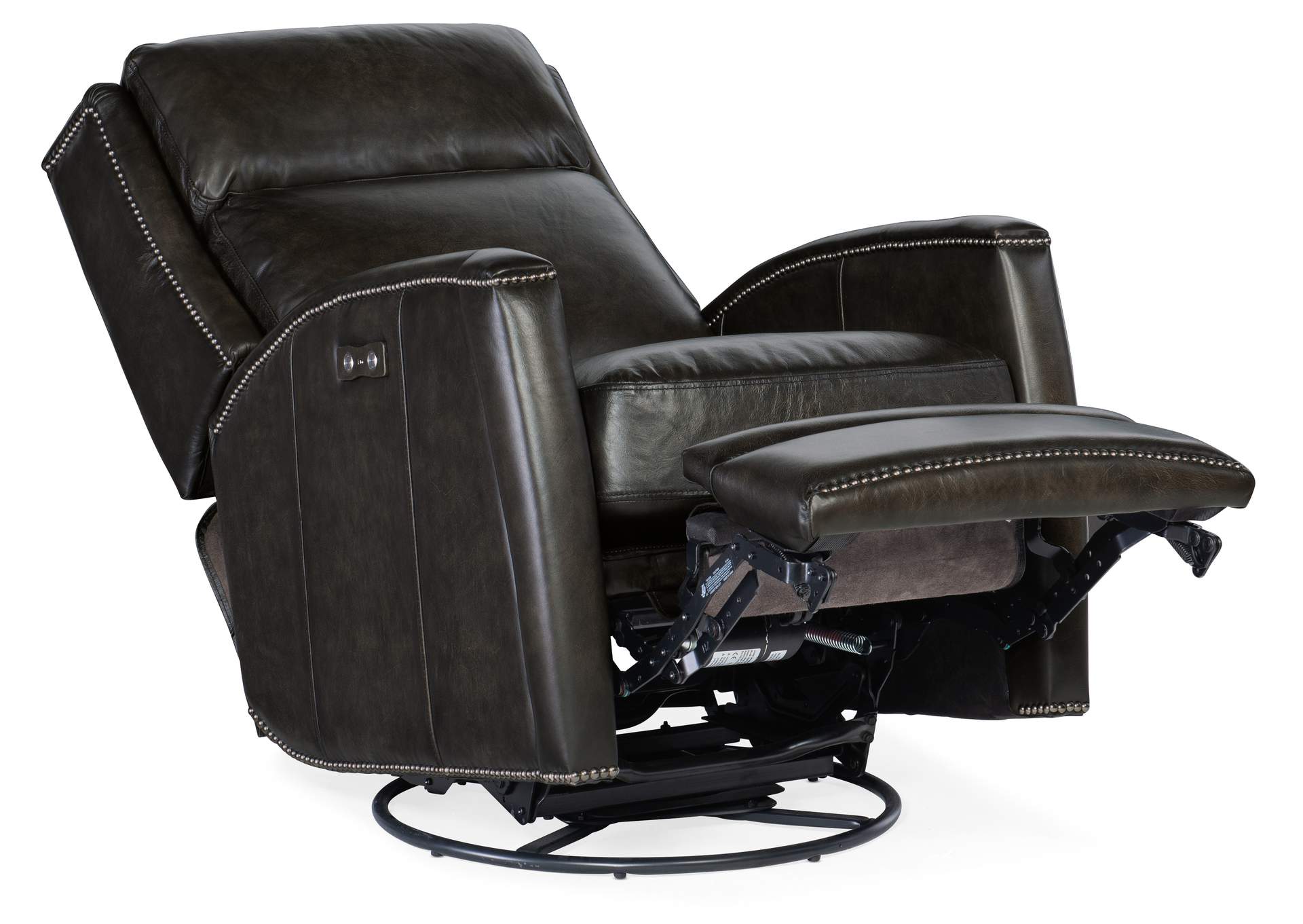 Declan Power Swivel Glider Recliner,Hooker Furniture