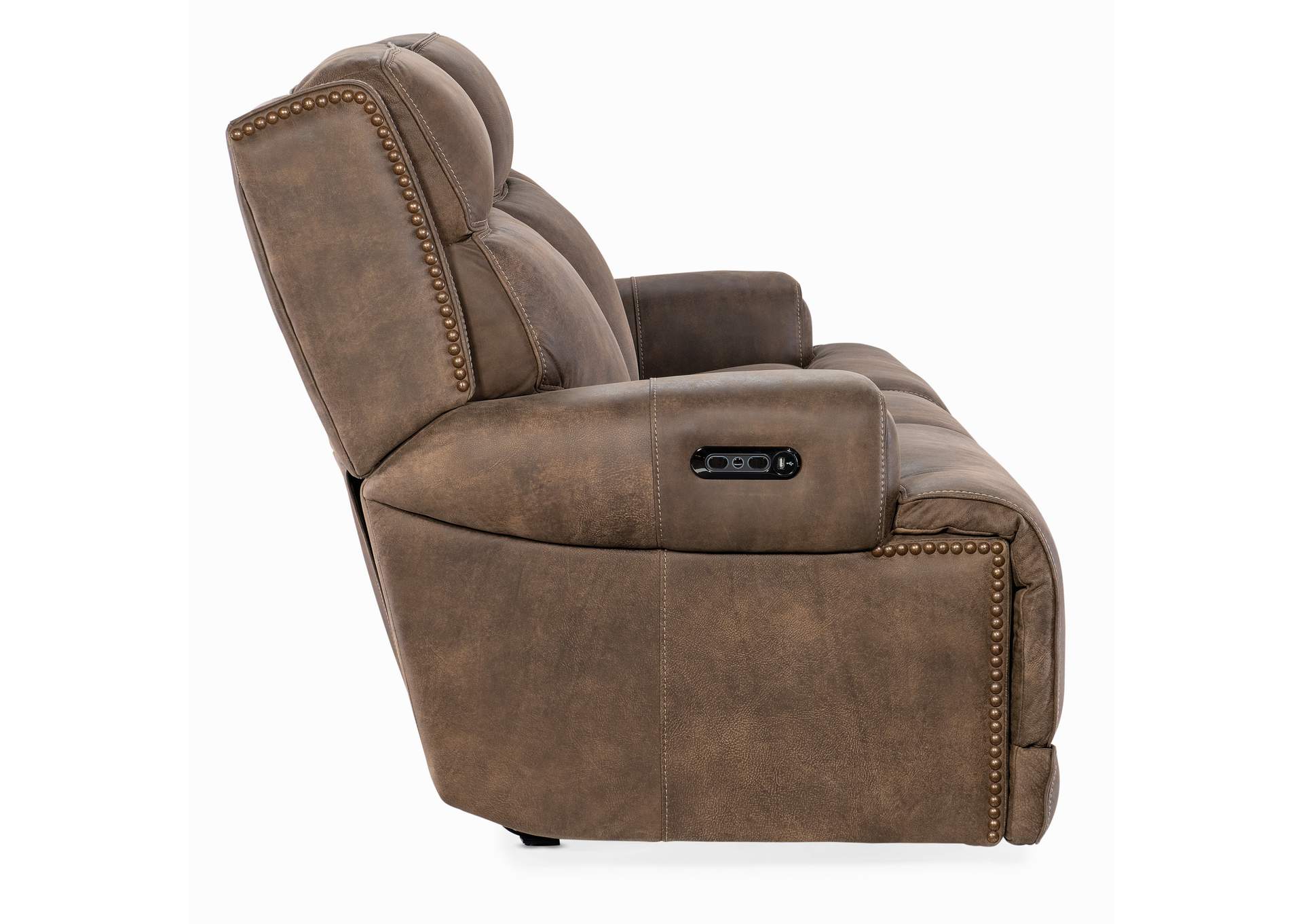 Wheeler Power Sofa With Power Headrest,Hooker Furniture