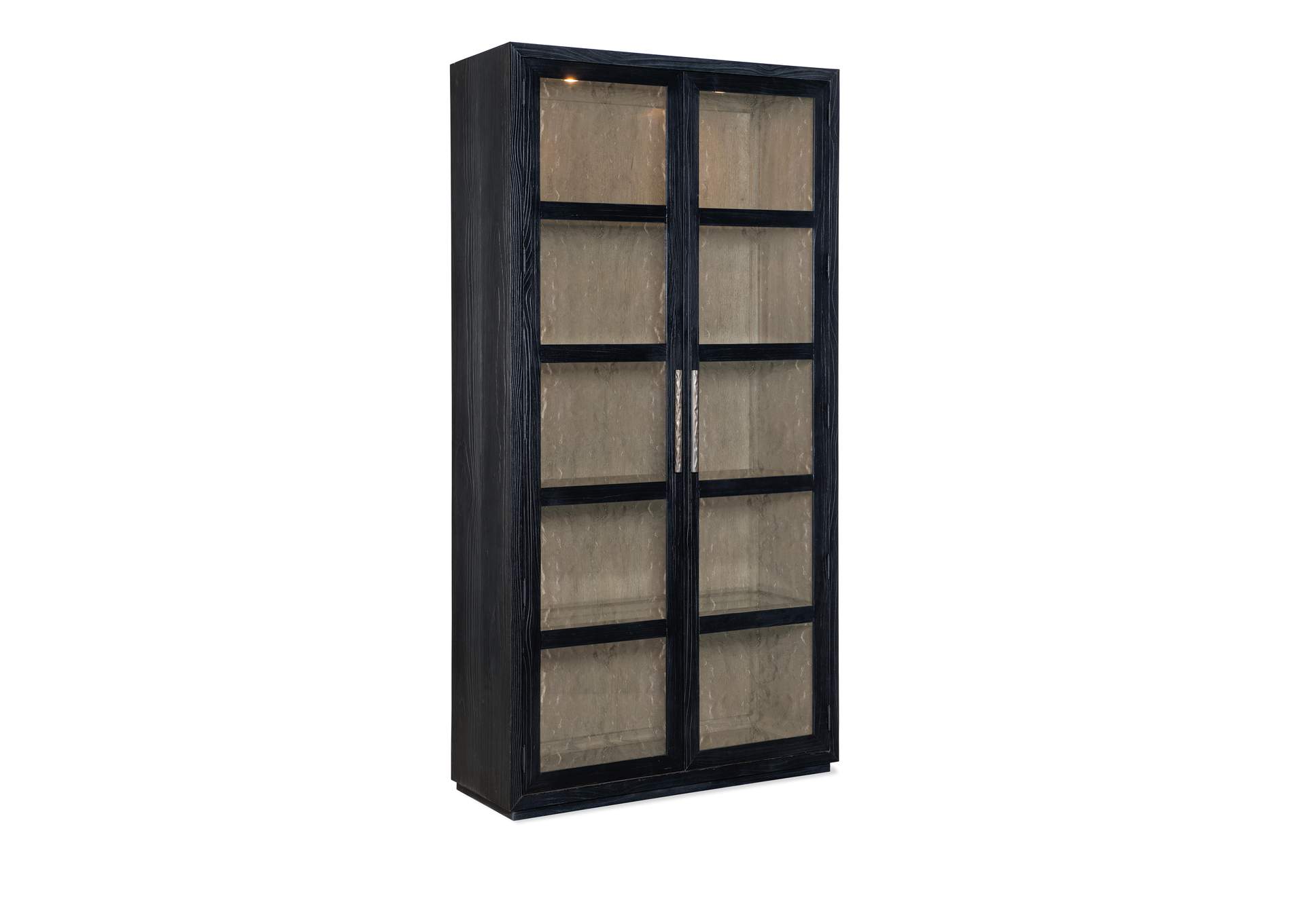 Linville Falls Shou Sugi Ban Curio Cabinet,Hooker Furniture