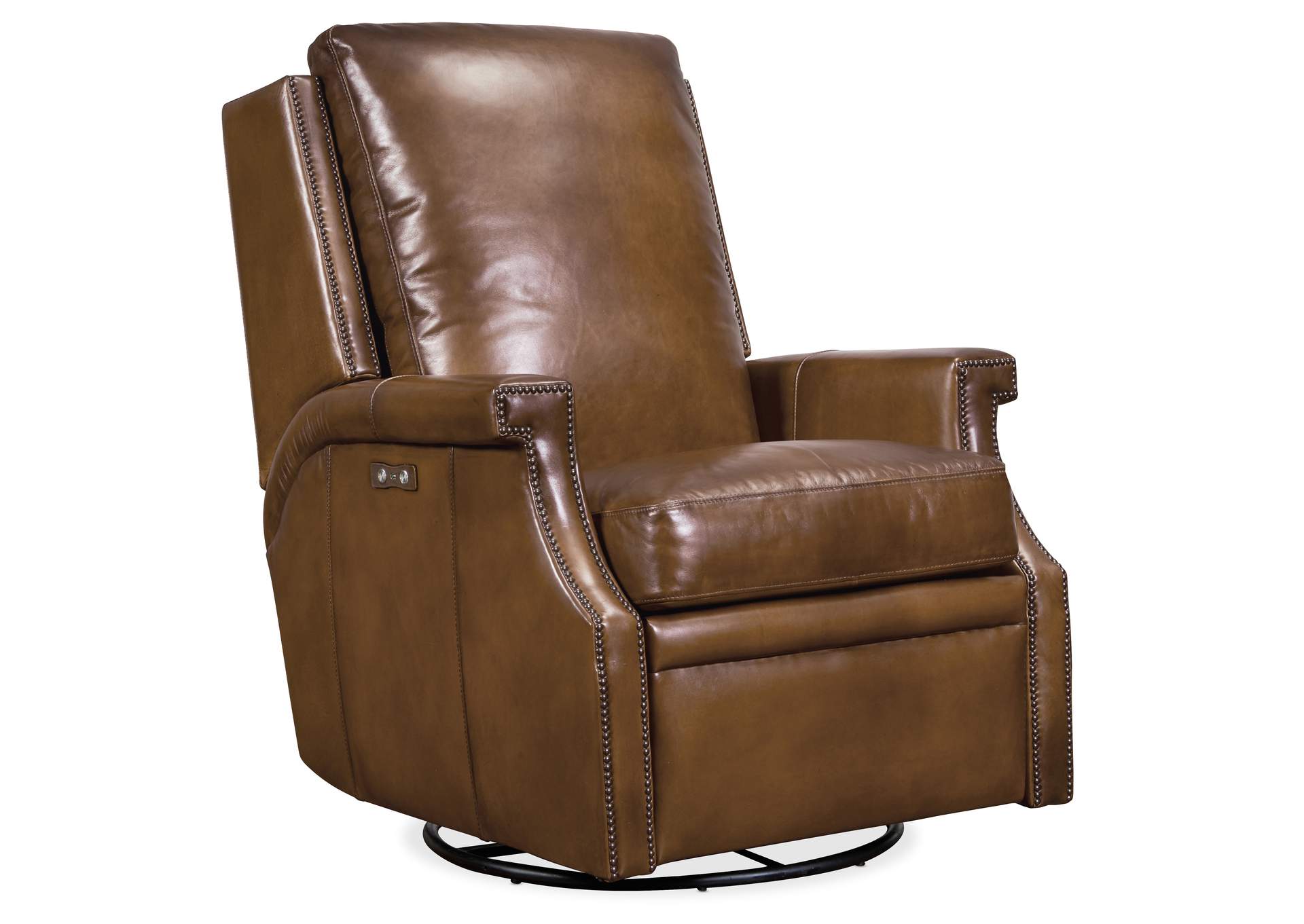 Collin Power Swivel Glider Recliner,Hooker Furniture