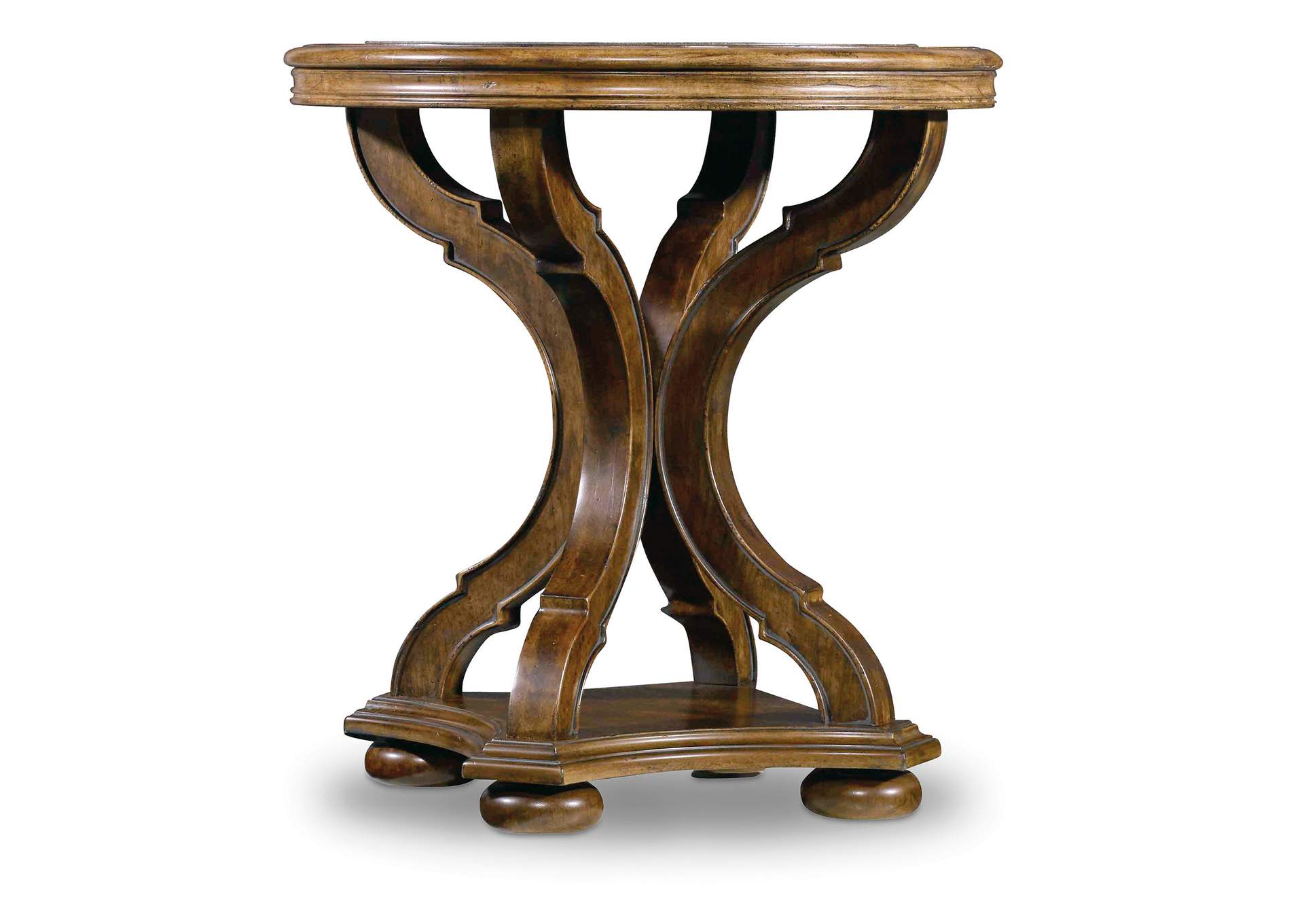 Archivist Round End Table,Hooker Furniture