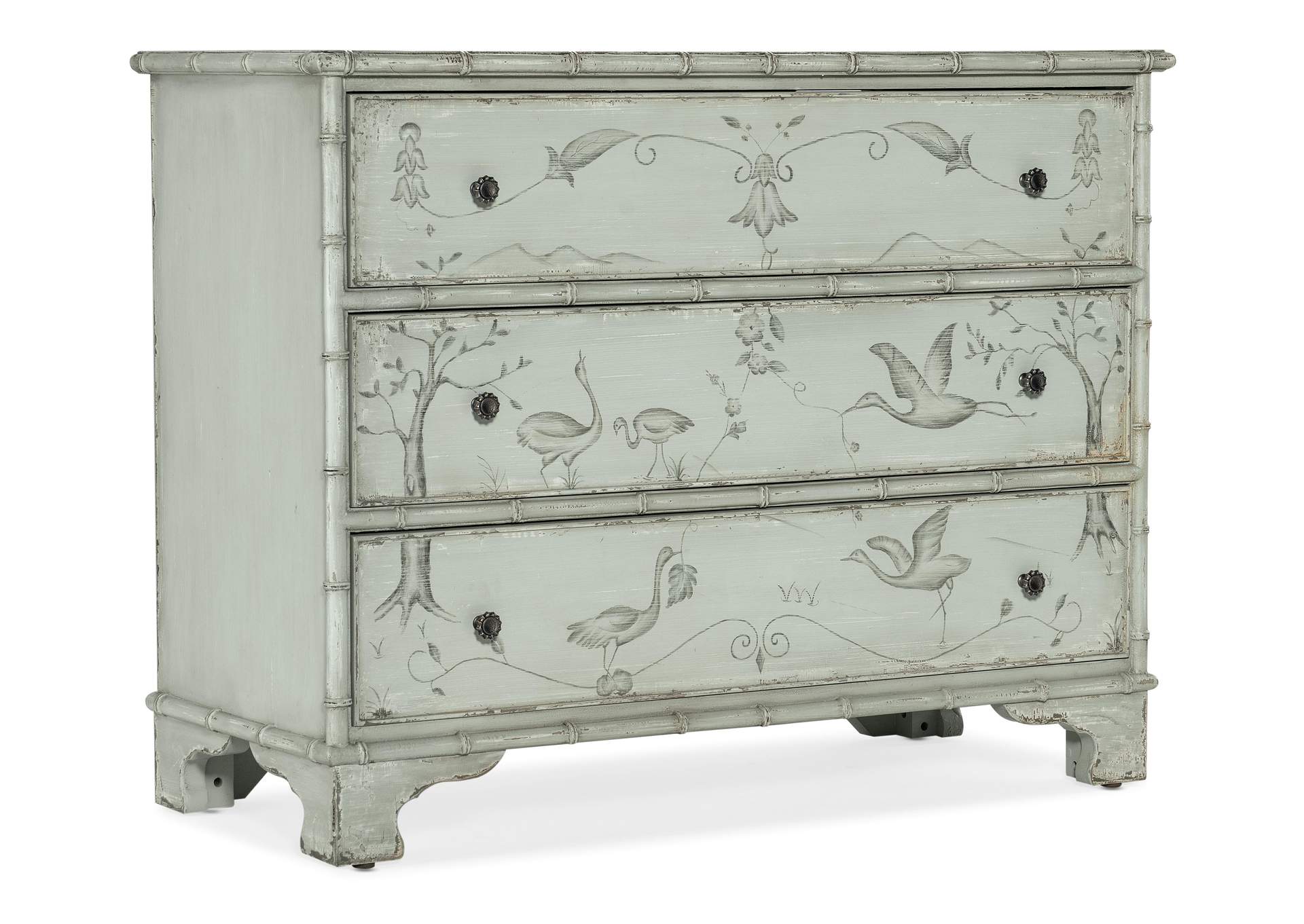 Charleston Three - Drawer Accent Chest,Hooker Furniture