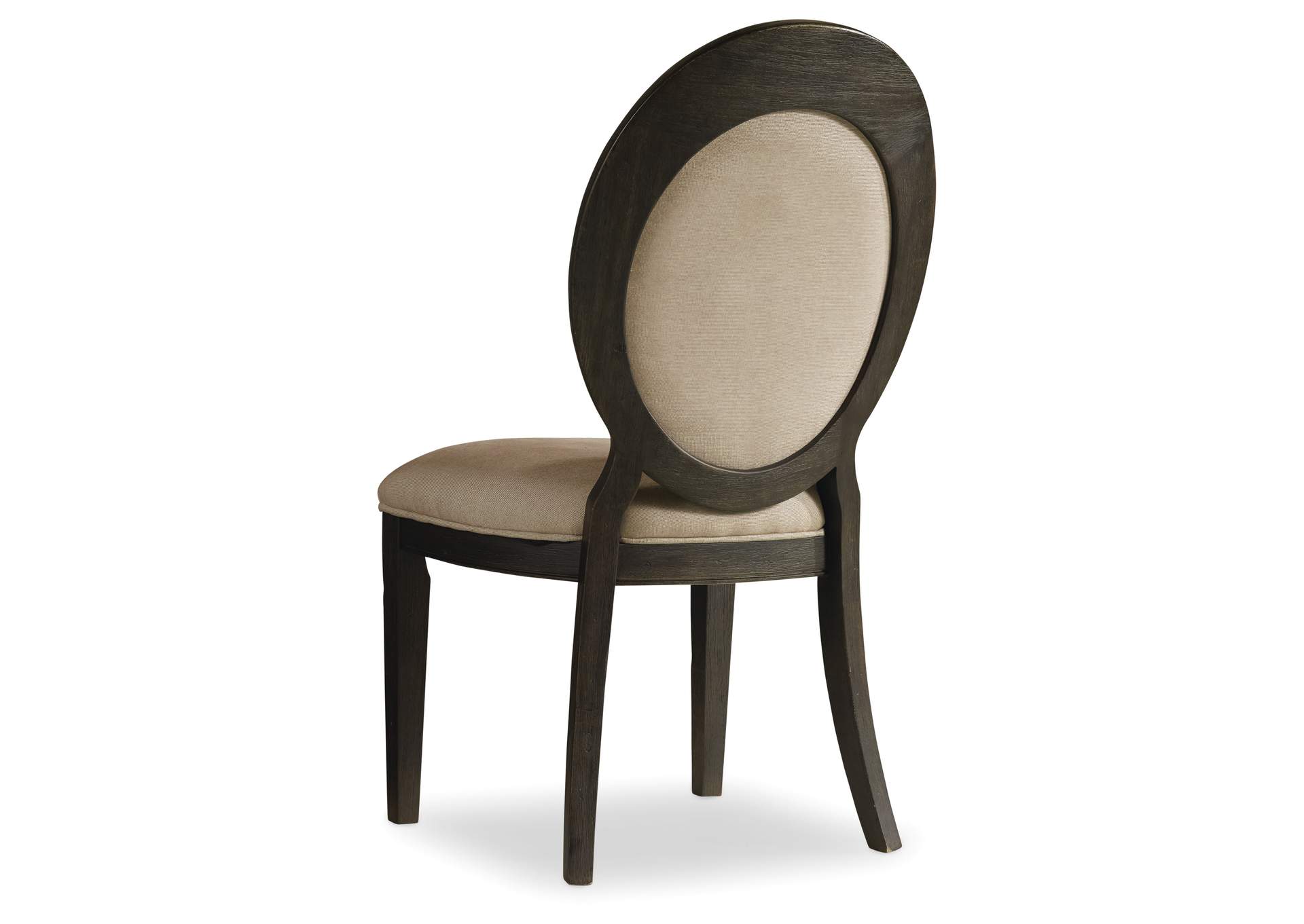 Corsica Oval Back Side Chair - 2 Per Carton - Price Ea,Hooker Furniture