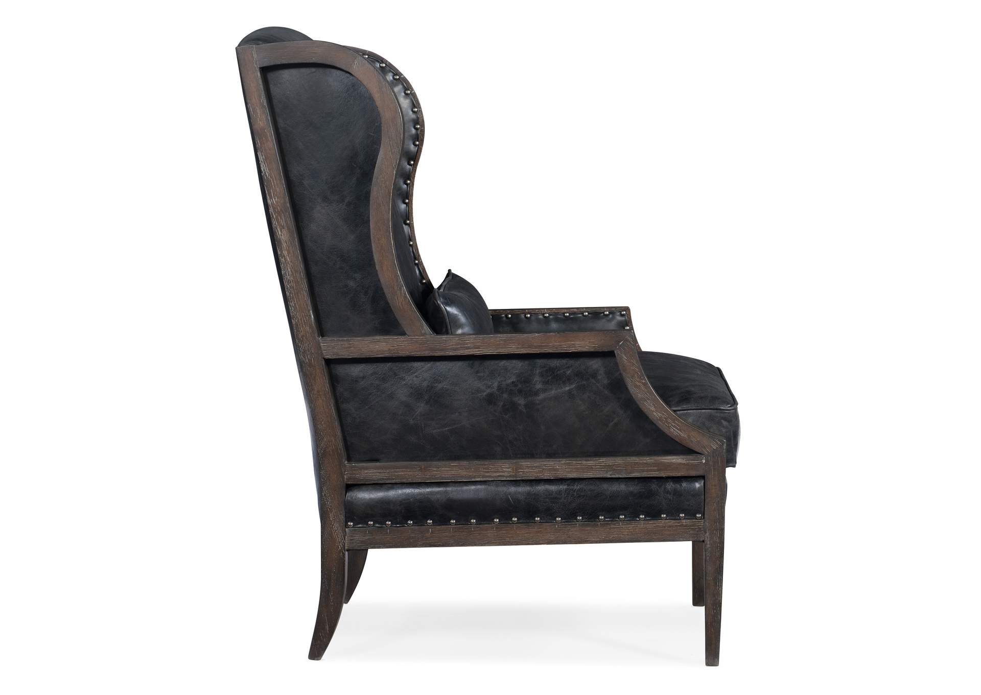 Laurel Laurel Exposed Wood Club Chair,Hooker Furniture