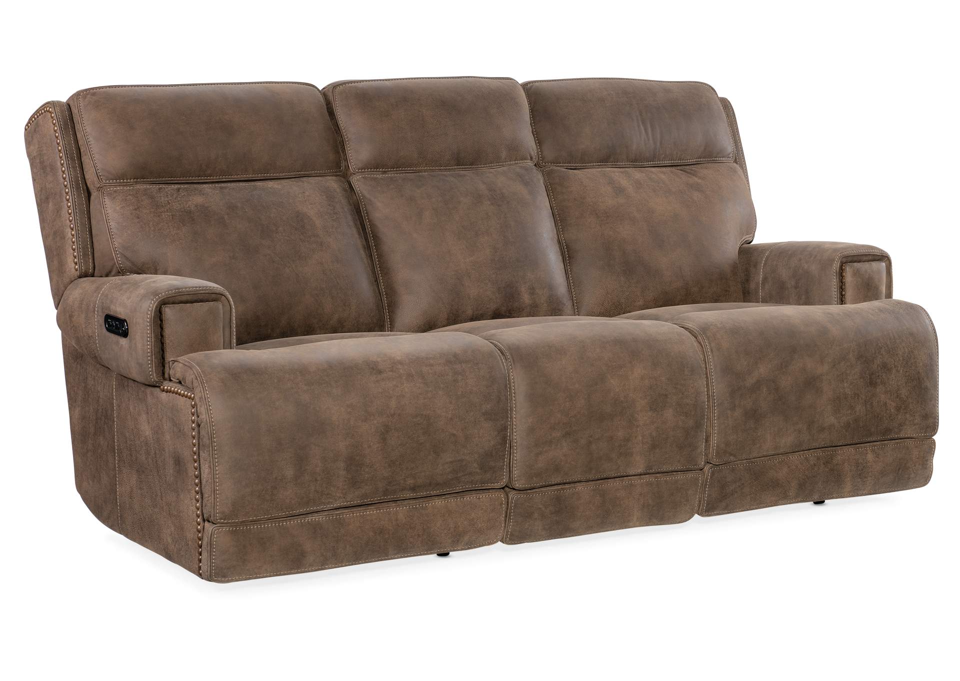 Wheeler Power Sofa With Power Headrest,Hooker Furniture