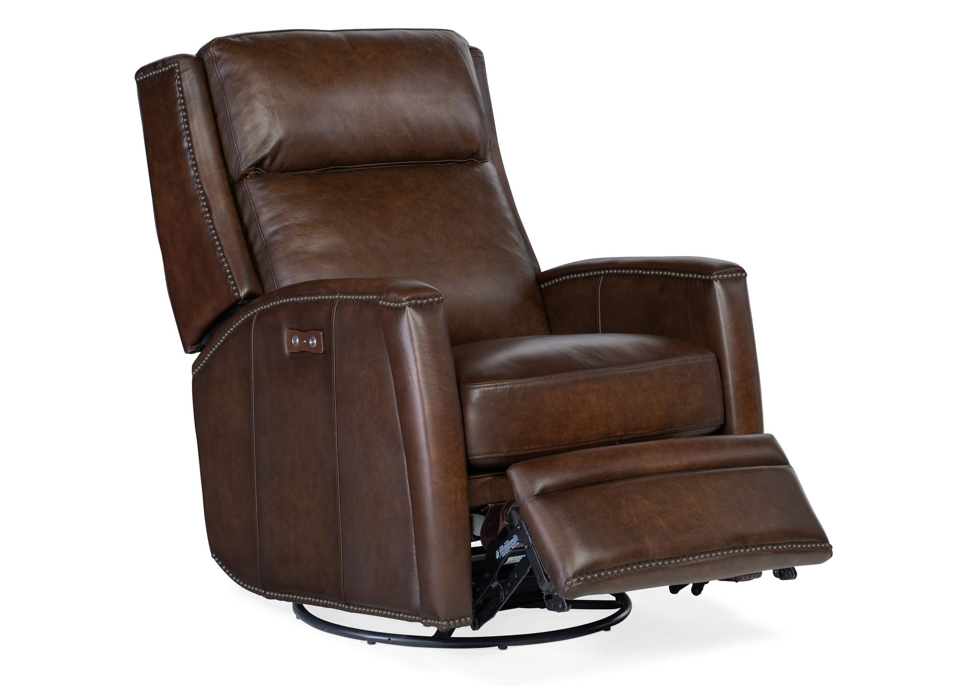 Declan Power Swivel Glider Recliner,Hooker Furniture