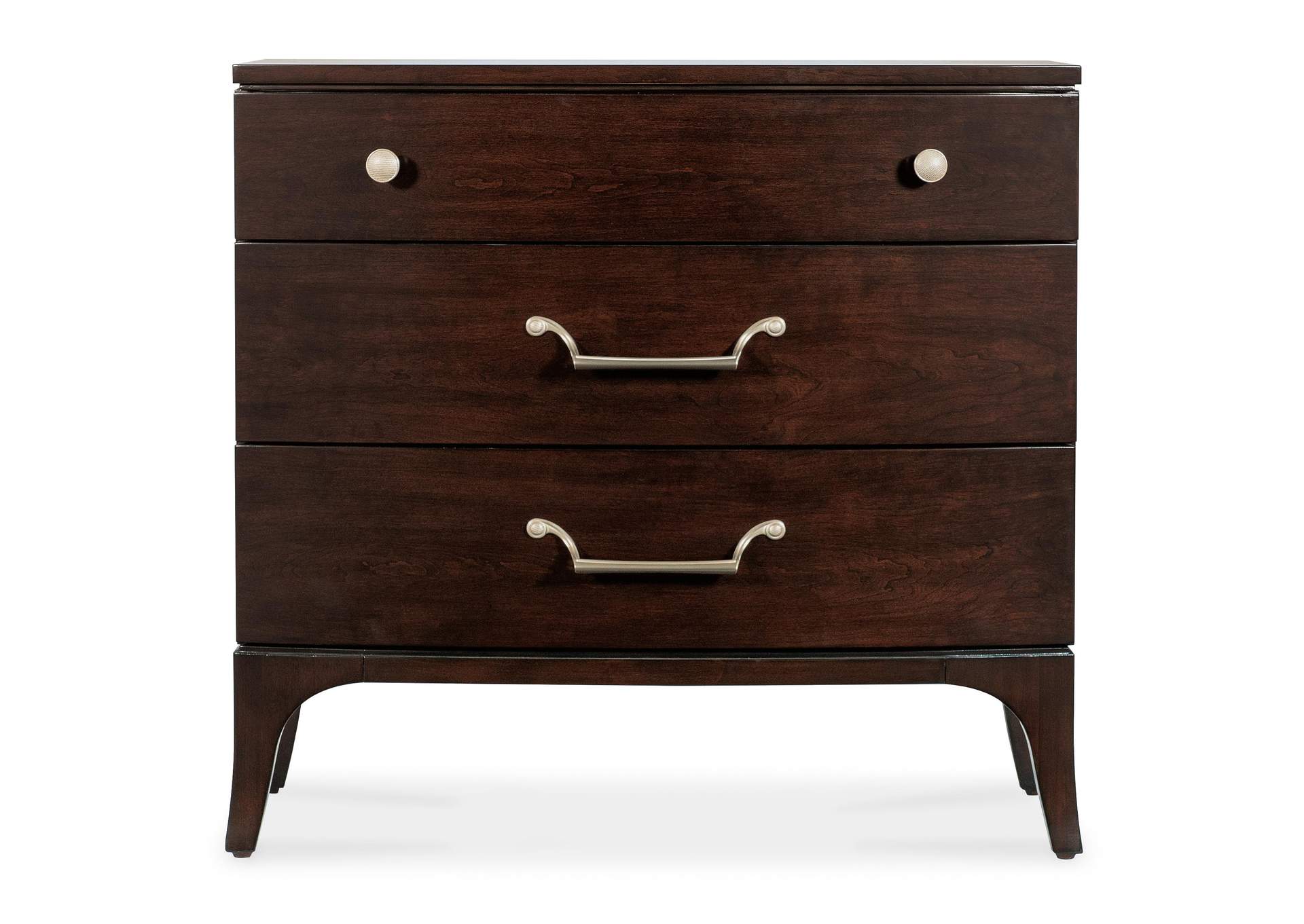 Bella Donna Three - Drawer Nightstand,Hooker Furniture