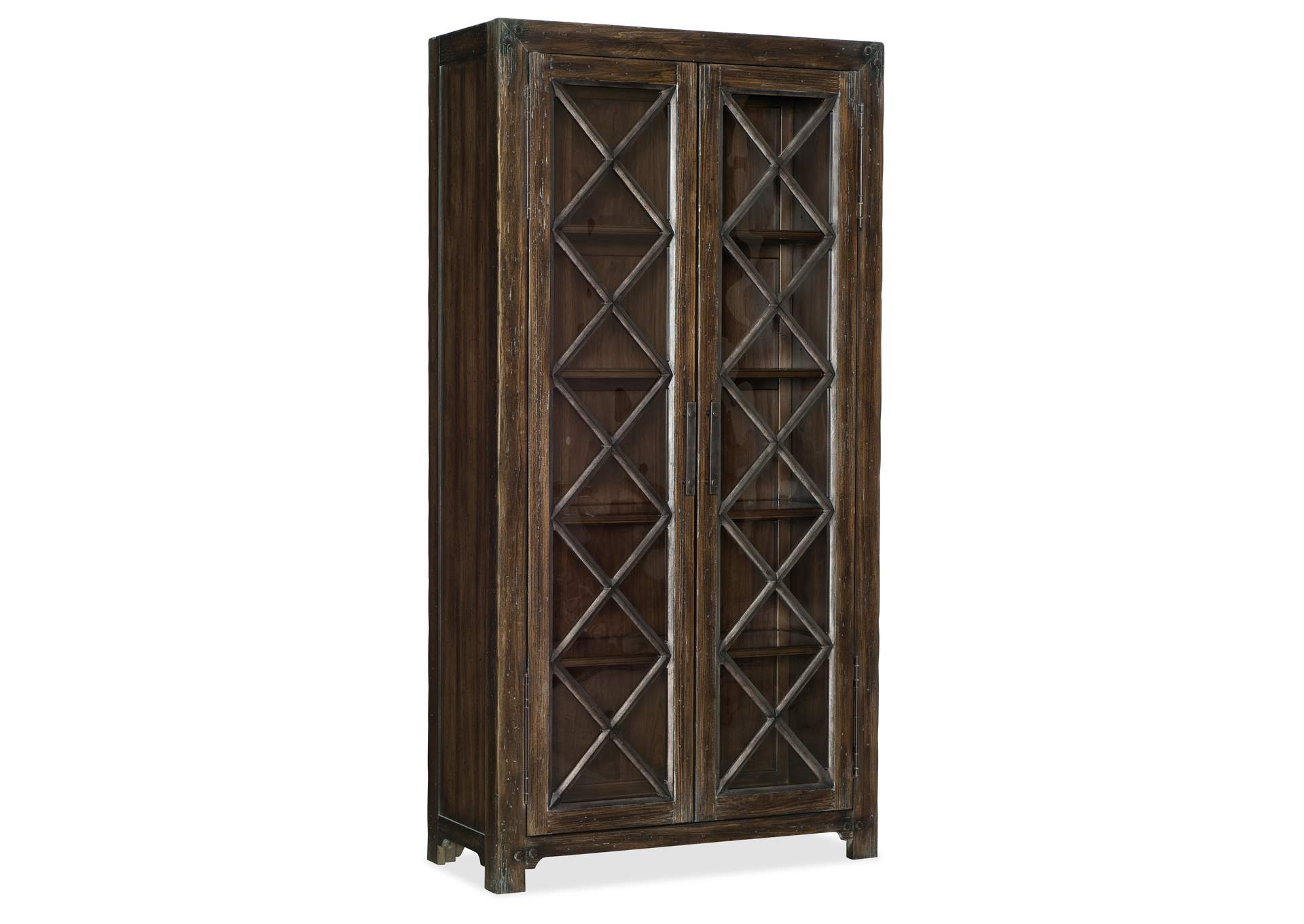 Roslyn County Bunching Display Cabinet,Hooker Furniture