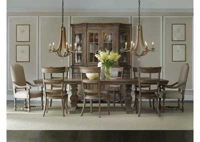 Image for Sorella Rectangle Extension Dining Table w/4 Side Chairs