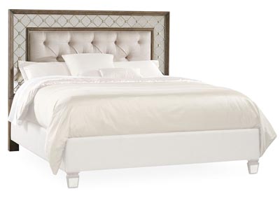 Image for Sanctuary Westar King and California King Mirrored Upholstered Headboard
