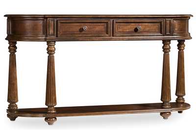 Leesburg Demilune Hall Console,Hooker Furniture