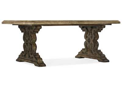 Image for La Grange Le Vieux 86in Double Pedestal Table w/2-18in Leaves