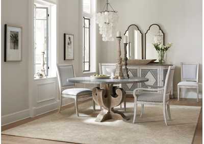 Boheme Ascension 60In Zinc Round Dining Table,Hooker Furniture