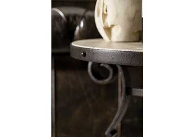 Luckenbach Metal and Stone End Table,Hooker Furniture