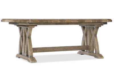 Image for Boheme Colibri 88In Trestle Dining Table W - 1 - 20In Leaf
