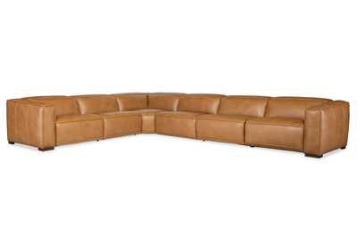 Fresco 6 Seat Sectional 4 - Pwr