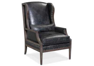 Image for Laurel Laurel Exposed Wood Club Chair