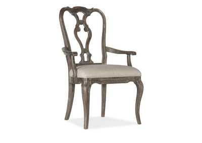 Image for Traditions Wood Back Arm Chair 2 Per Carton - Price Ea