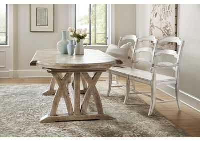 Boheme Colibri 88In Trestle Dining Table W - 1 - 20In Leaf,Hooker Furniture