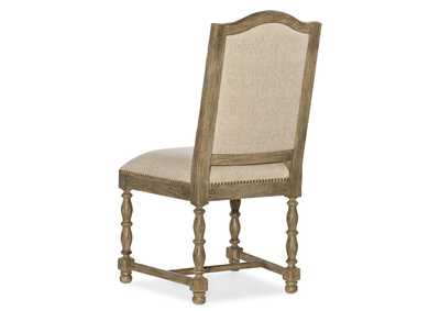 La Grange Kruschel Square Back Side Chair - 2 Per Carton - Price Ea,Hooker Furniture