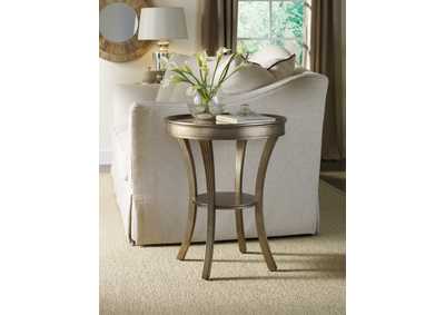 Sanctuary Round Mirrored Accent Table - Visage,Hooker Furniture